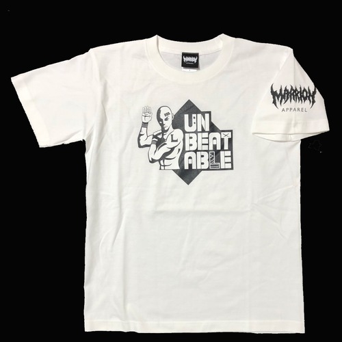 【Cotton100％】UNBEATABLE　公式 T-shirts  (White×Black)
