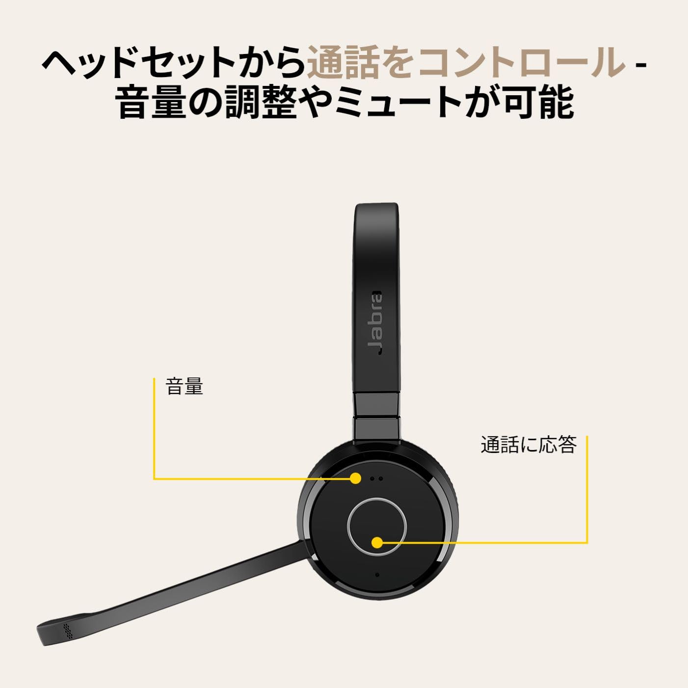 数量限定】Jabra ヘッドセット Evolve 65 TE ワイヤレス スタンド付き