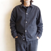 HATSKI Denim07 Box Pocket Denim Jacket Fade Black