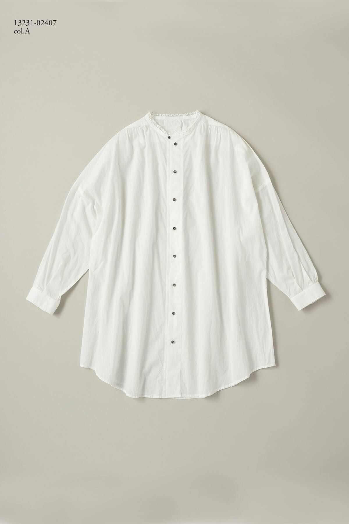 GASA 13231-02407Big スモックブラウス Big smock blouse