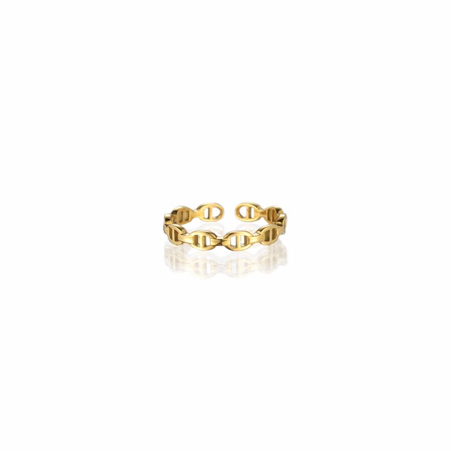 316L anchor pinky  ring #R39