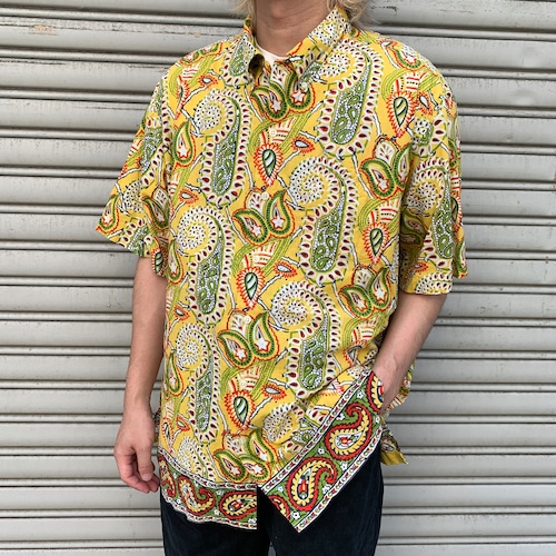 Ralph Lauren アロハシャツ BOB CAMP L ペイズリー柄 半袖
