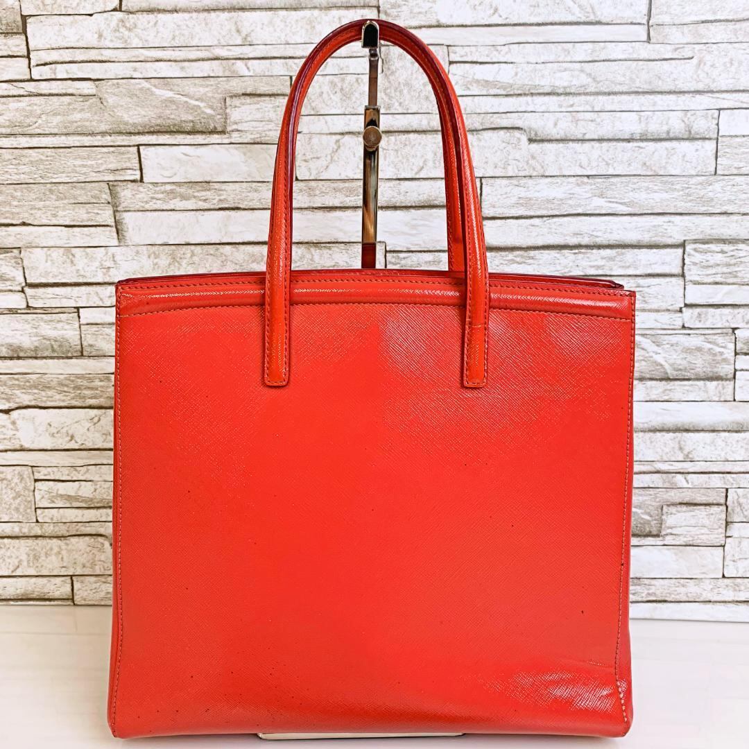 プラダ サフィアーノ PRADA ハンドバッグ レッド ショルダー プラダ サフィアーノ PRADA ハンドバッグ レッド ショルダー