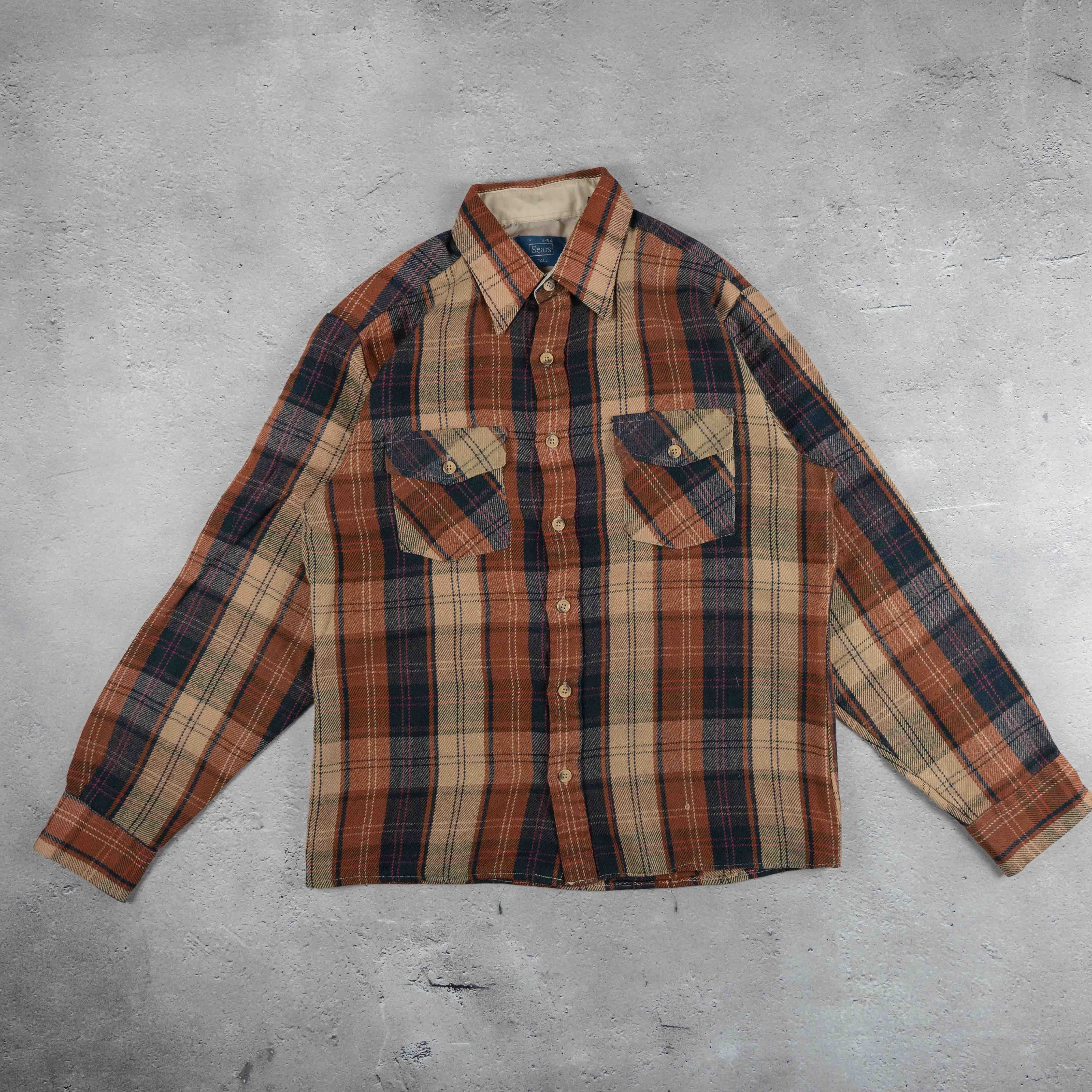 -Sears- Vintage Check Shirt