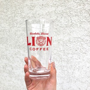 【LION COFFEE 】 Logo Glass