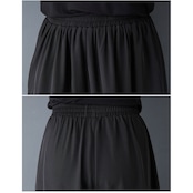 ジップデザイン ワイド キュロットパンツ 00296