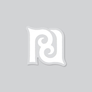 ramgu　ロゴステッカー（ホワイトver.）