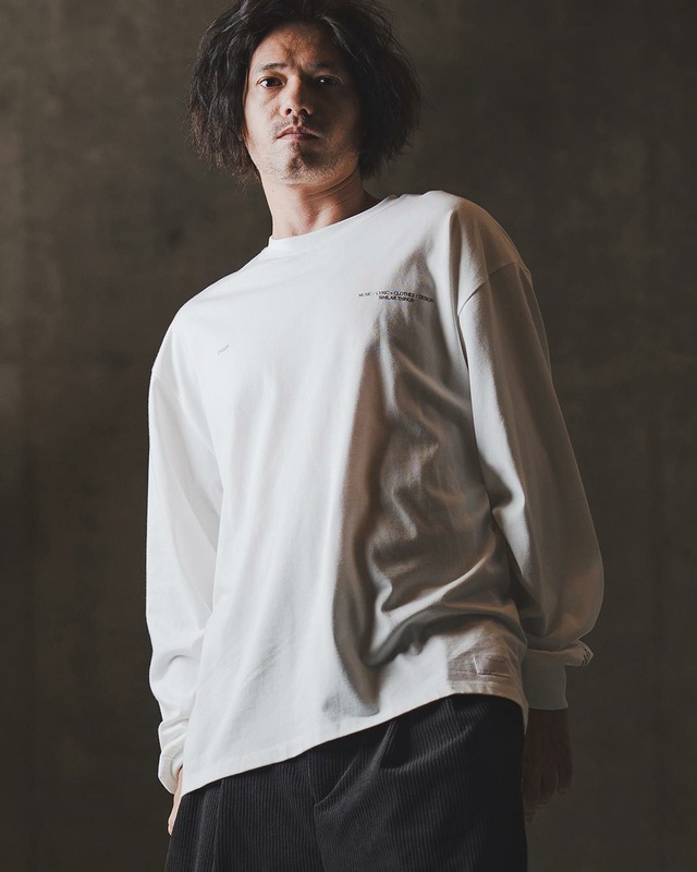 【GLIMCLAP】ボックスシルエット ロゴプリント ロンT　(19-027-gls-cf)