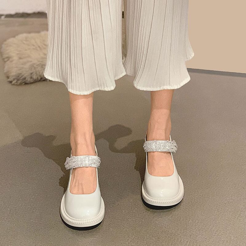 シングルサマークリスタルFlowerデザイン レッドスタイル 靴 シューズ 夏物 フラワーデザイン フェイクシューズ28133433826