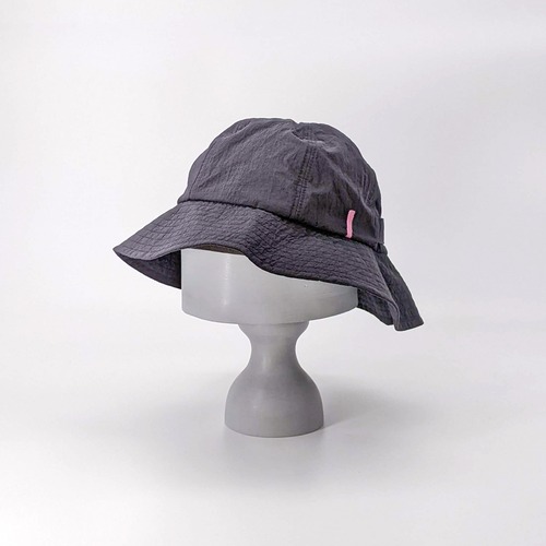 BD-BC102 Nylon Taslan Belted Hat - BLK