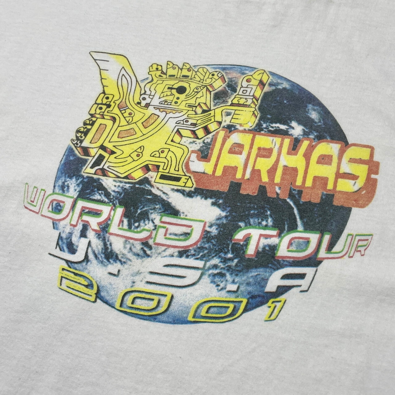 00年代 LOS KJARKAS ロス・カルカス WORLD TOUR 2001 バンドTシャツ 