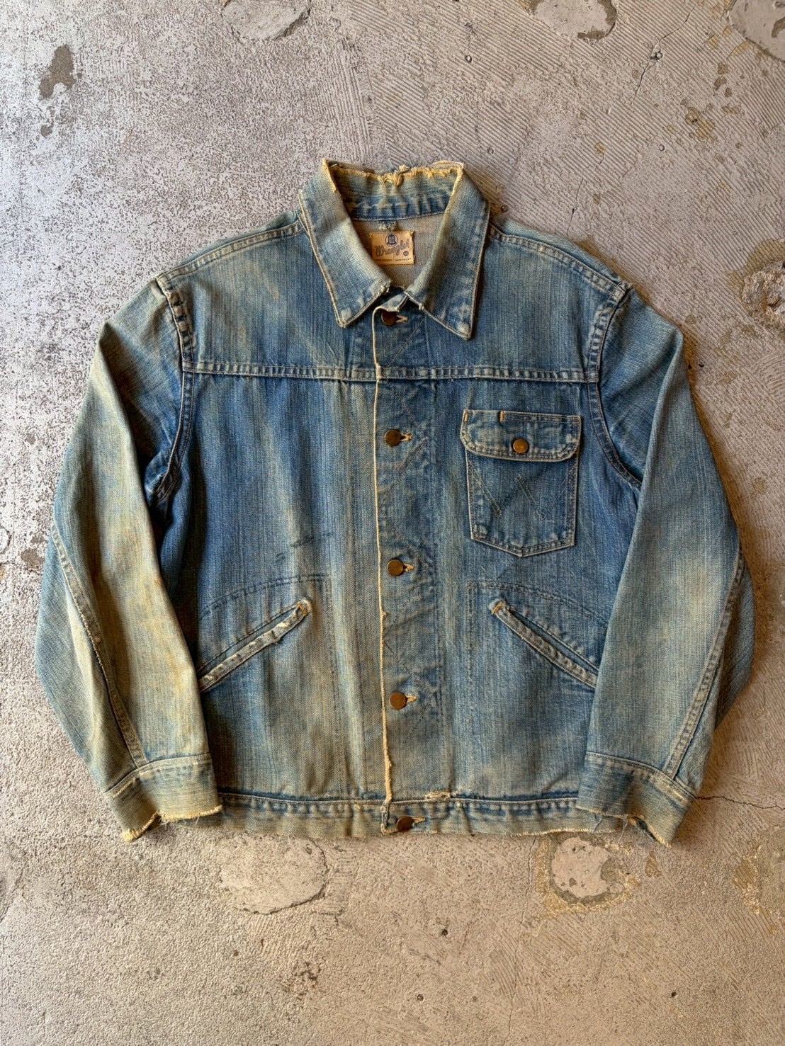 VINTAGE 60's WRANGLER 111MJ DENIM JACKET | vintage clothing twoface