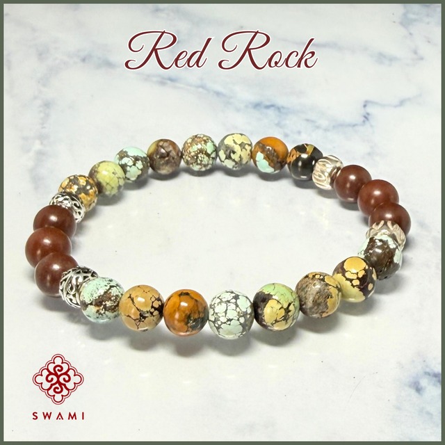 SWAMI スワミブレスレット レッドロック（Red Rock）（1点物）