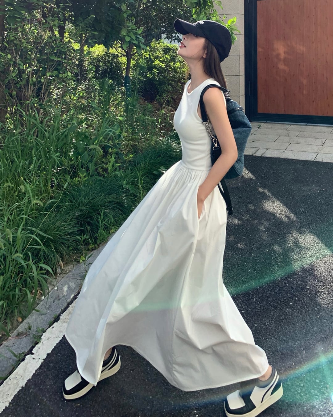 ノースリーブTシャツワンピース S25019