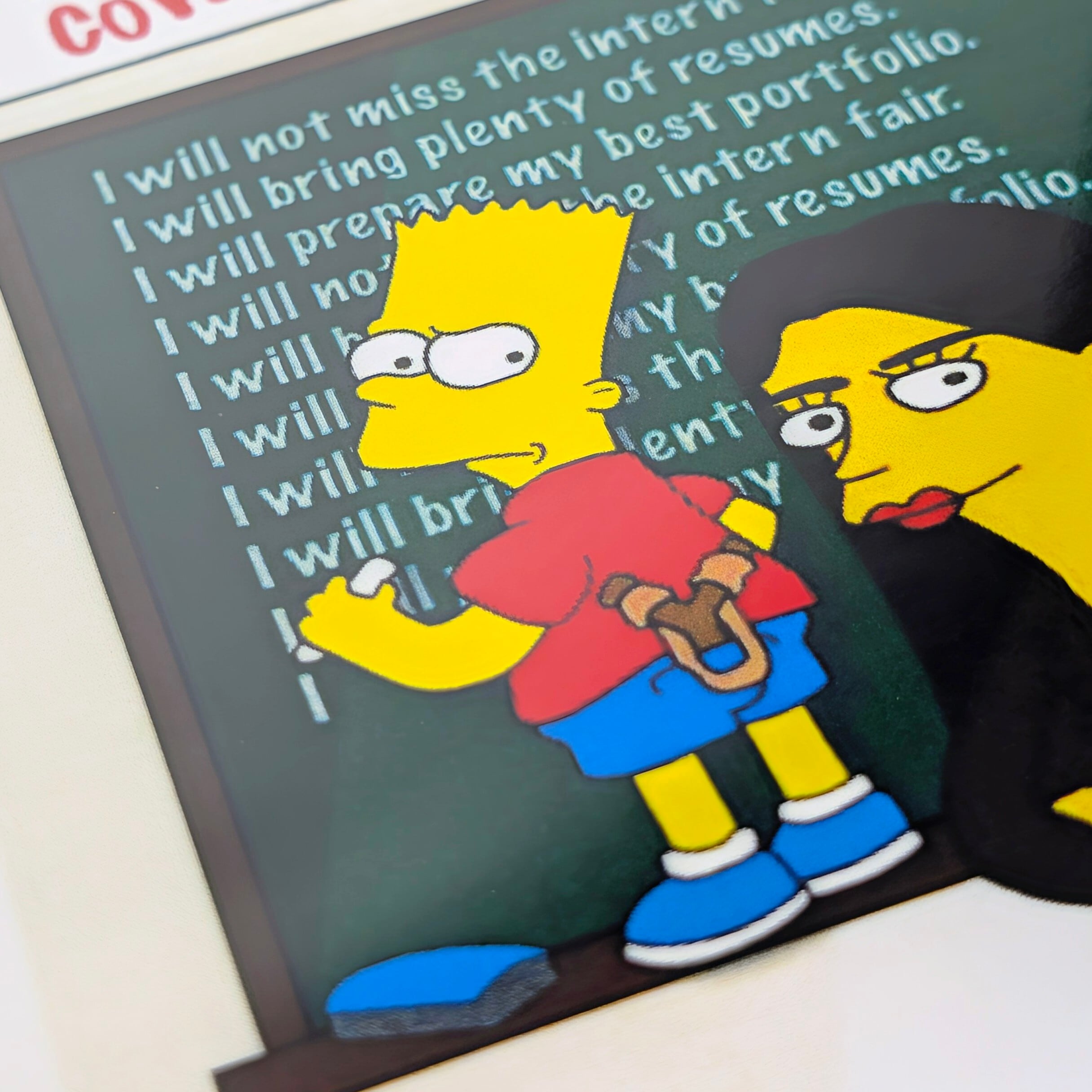 ♫ちょうどいいB4ポスター♫【 The Simpsons ( シンプソンズ ) 】バート・シンプソン〚アメリカン雑貨 アメトイ〛