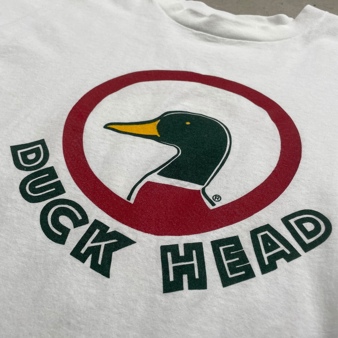 90年代 DUCK HEAD プリントTシャツ メンズXL 古着 90s シングル 