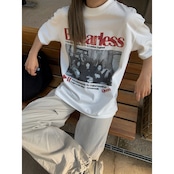 VINTAGE ストリート バンドプリント Tシャツ T1695