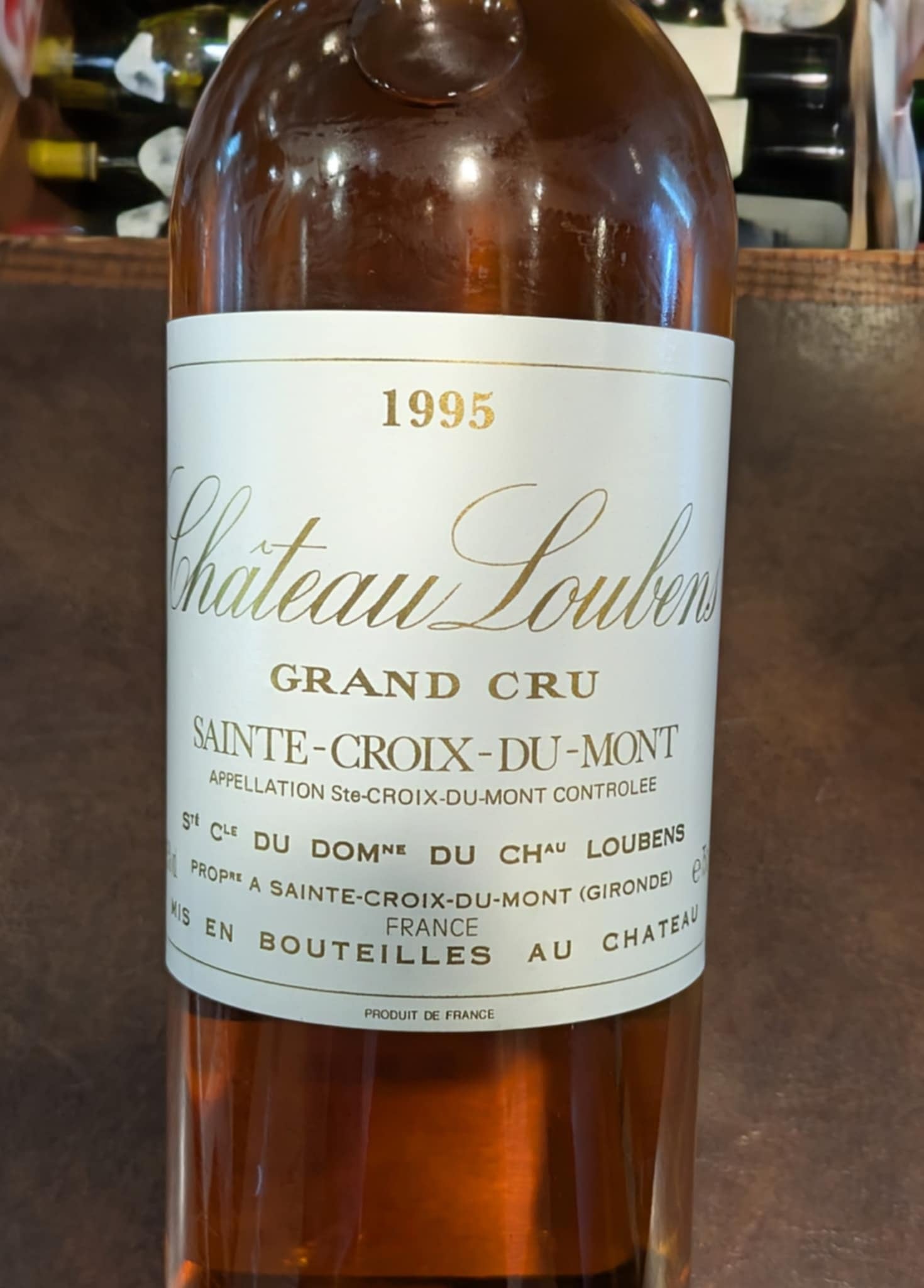 ☆再入荷☆1995 CHATEAU LOUBENS SAINTE CROIX DU MONT＜貴腐ワイン