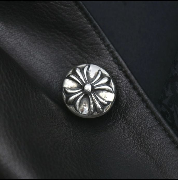 CHROME HEARTS クロムハーツ セメタリークロスパッチ 2B レザー CHROME HEARTS クロムハーツ セメタリークロスパッチ 2B レザー