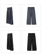 BAOVICTO Pleated Wide-leg Trousers