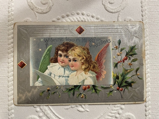 【GPG022】【Christmas】antique card /display goods