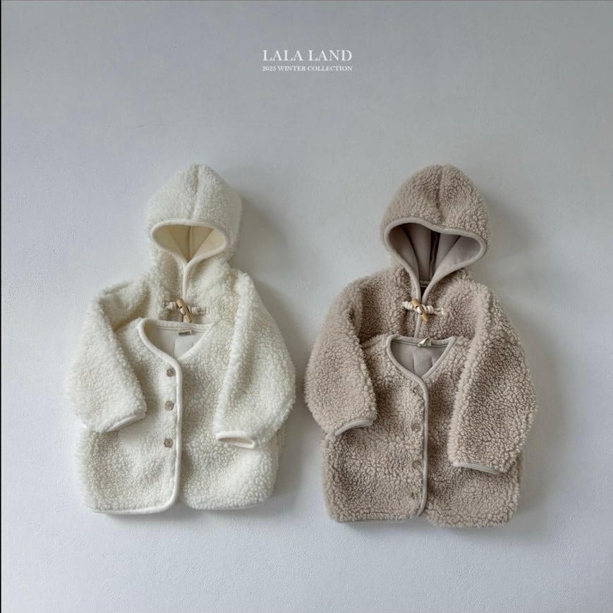 予約⌇LALALAND / bear hooded jacket