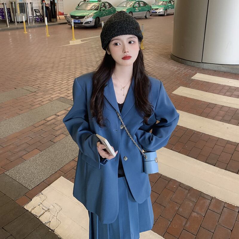 スプリングジャケット スカート ストリート 春物 試着室23742558335