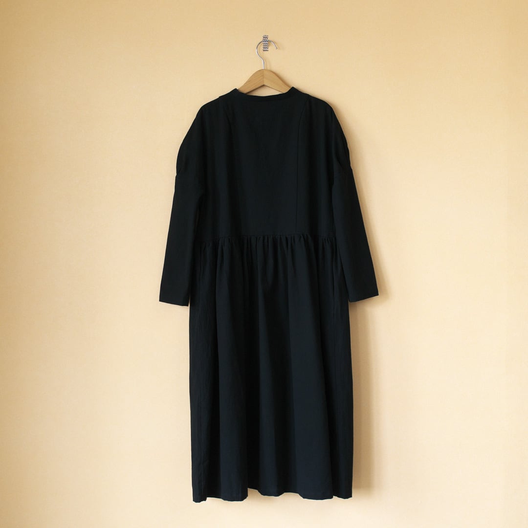 【タグ付新品】MAGALI 東炊きコットンビエラ クラシックワンピース MAGALI/マガリ 東炊きコットンビエラワンピース