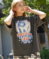 ◆ガールプリント ピグメントTシャツ◆sb-g1250342n