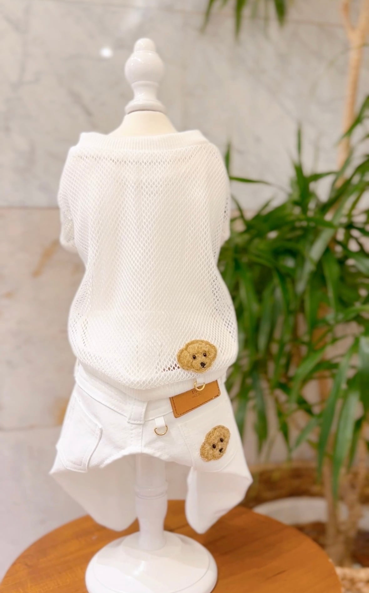 ワッペンメッシュカーディガン | DENIM ROSE