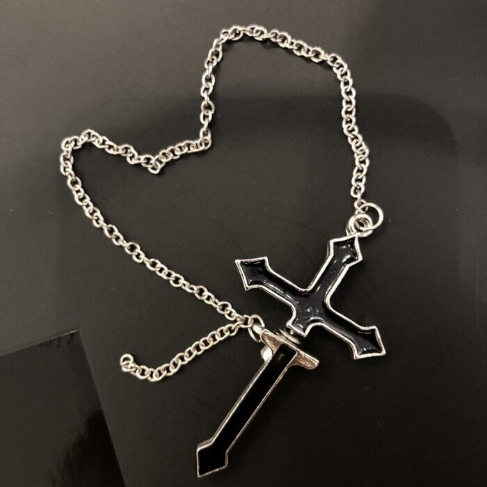 サブカル 服 地雷系 通販 闇かわいい アクセサリー 闇 十字架 ピアス 闇かわいい 悪魔 ゴシック