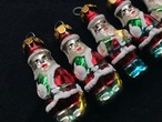 JAPAN Glass Santa Claus ornament