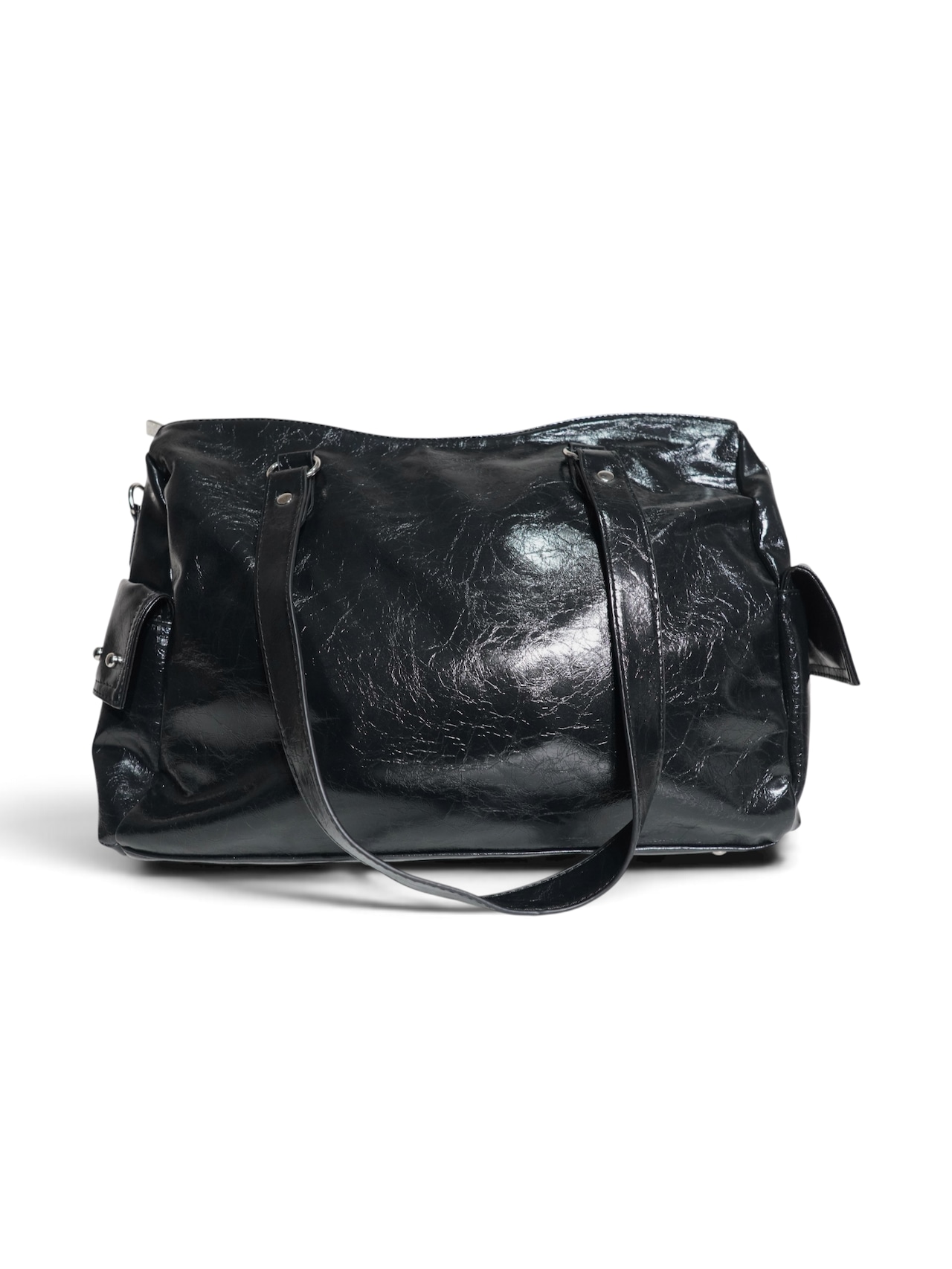 【PLANET STUDIO】 Front Zip Buckle shoulder Bag