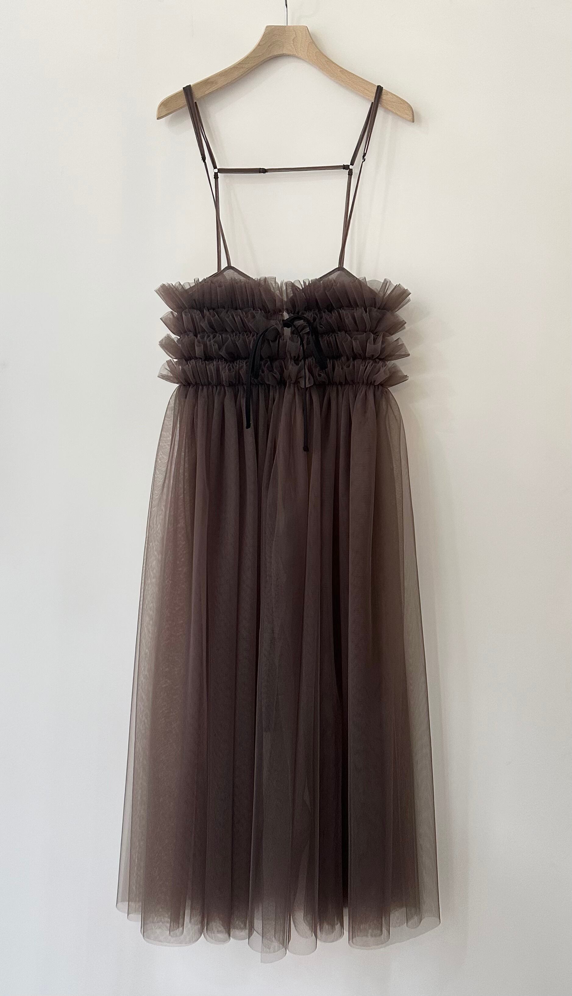 RYU KAGA】Commerbund tulle skirt | TOLMA. RYU KAGA】Commerbund tulle skirt | TOLMA.