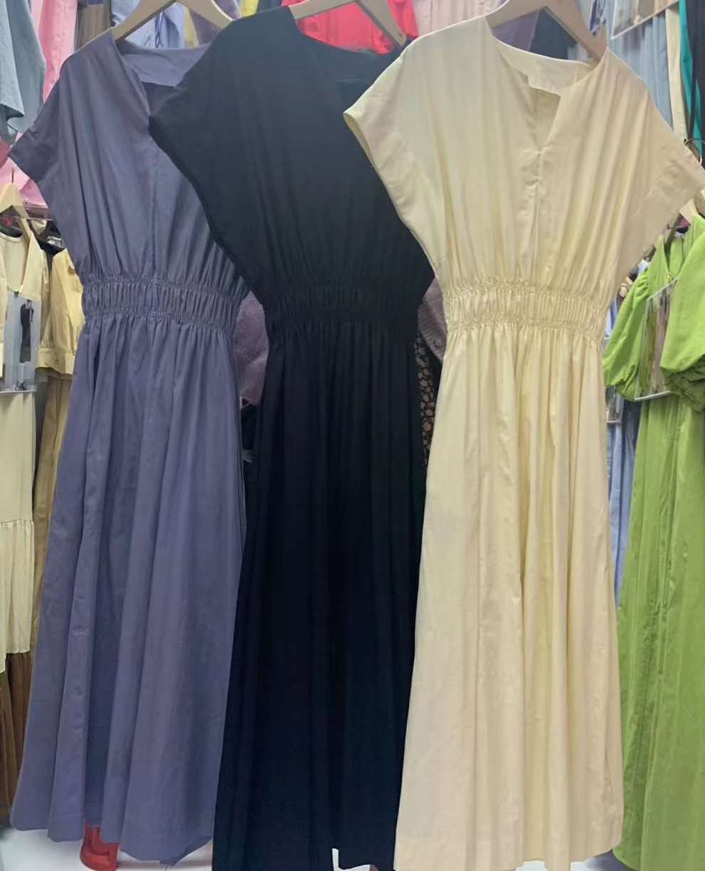 スキッパー コットンワンピース　AJ 22262-8926