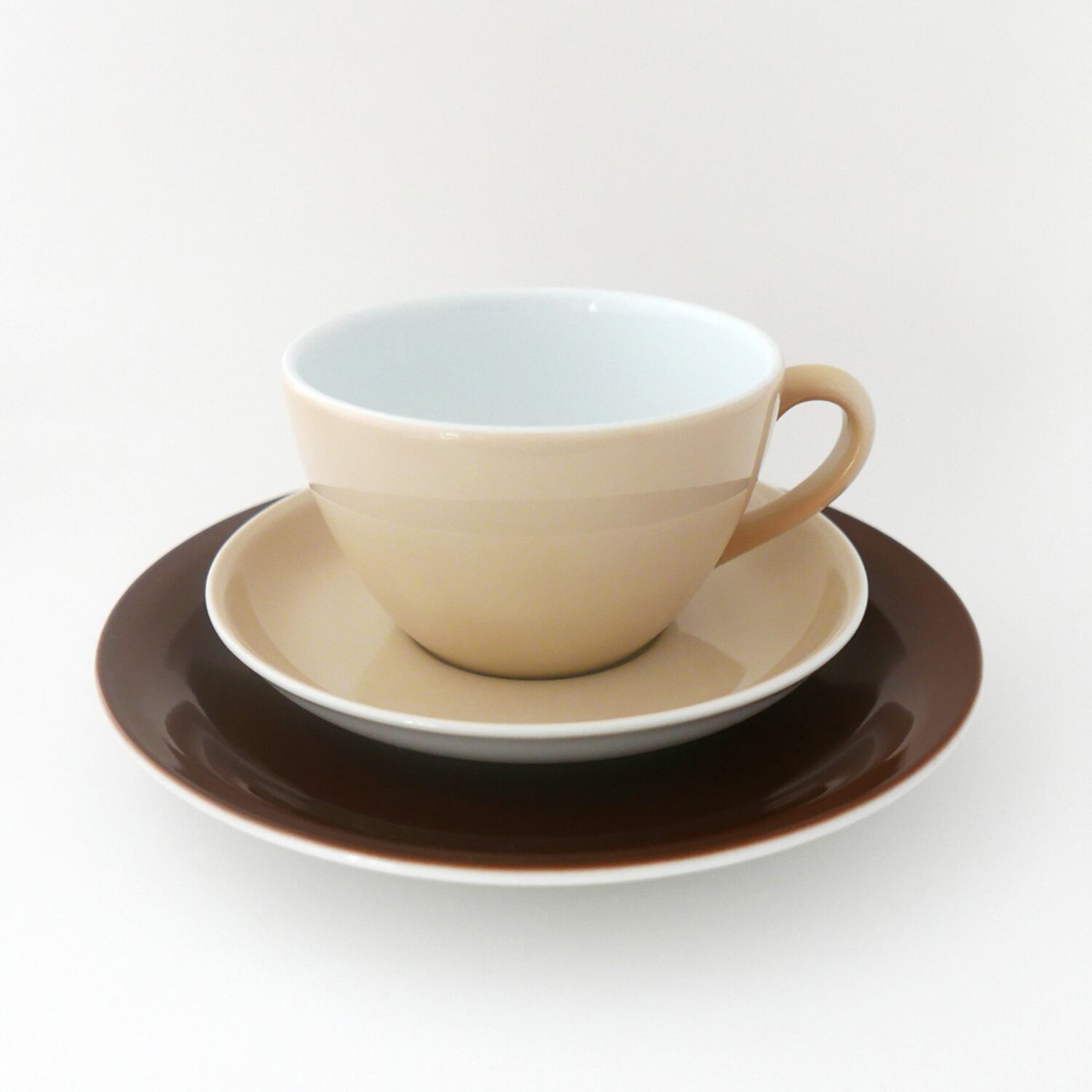 BAUSCHER bonn カップ&ソーサー 350ml クリーム ドイツ製 バウシャー