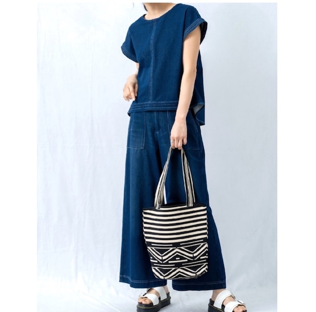 SALE！comme une femme コムアンファム　冷感デニムプルオーバー　524505