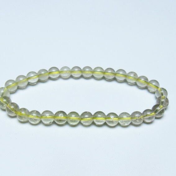 リビアングラス ブレスレット 6mm 一点物 おまかせ便 199-828
