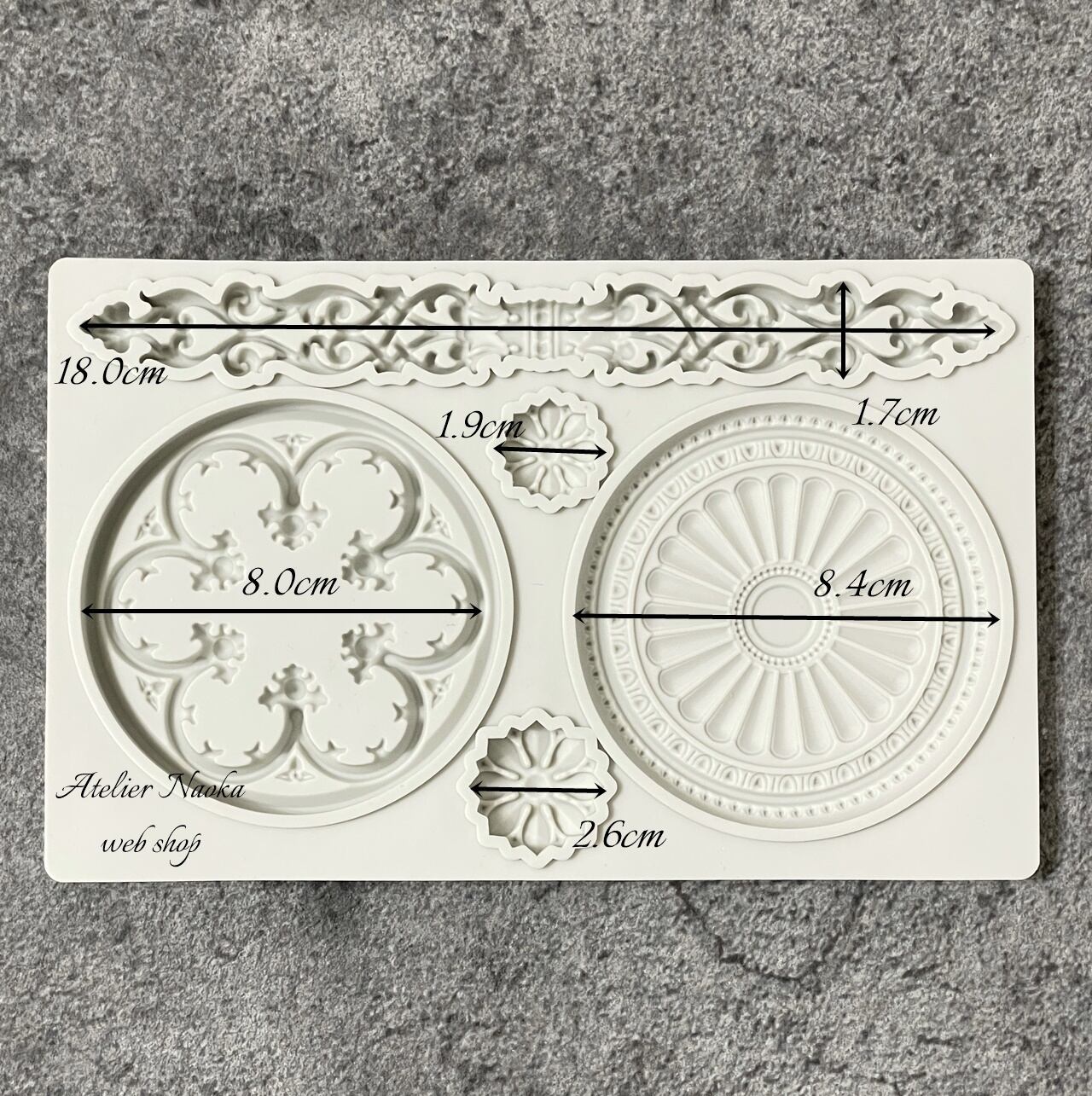 オリエンタル(5種類) シリコンモールド | シリコンモールド・クレイ オリエンタル(5種類) シリコンモールド | シリコンモールド・クレイ