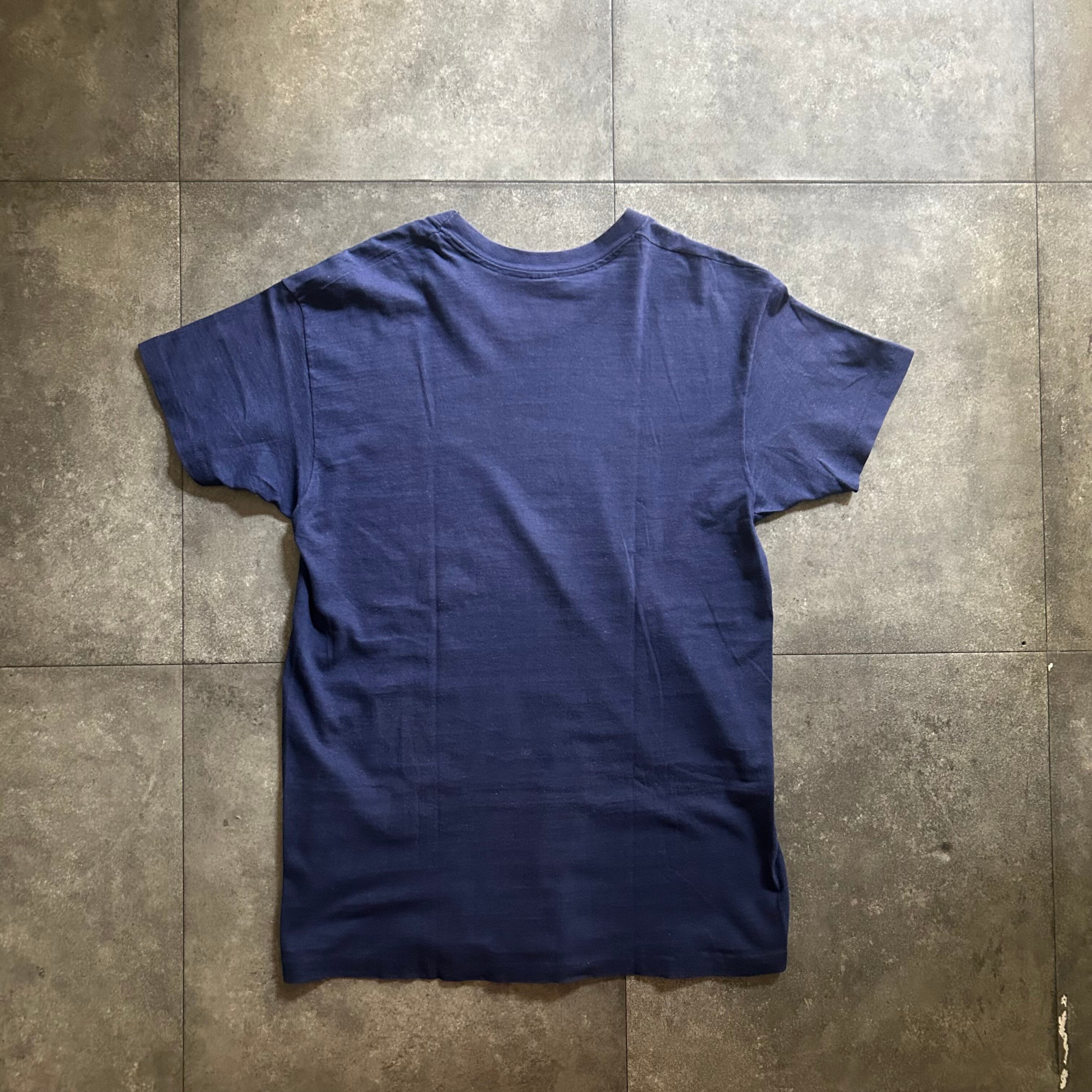 70s hanes ヘインズ tシャツ USA製 L ネイビー 三角タグ | 東京準備室