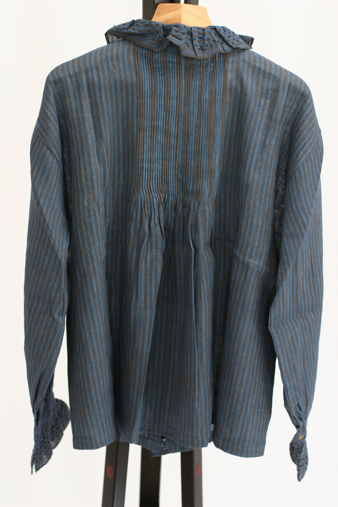 【BUNON】Embroidery Frill Blouse(BN2685)
