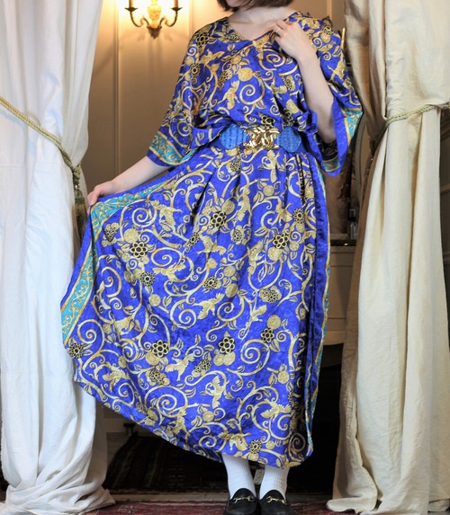 USA VINTAGE KAFTAN DRESS ONE PIECE/アメリカ古着カフタンドレスワンピース