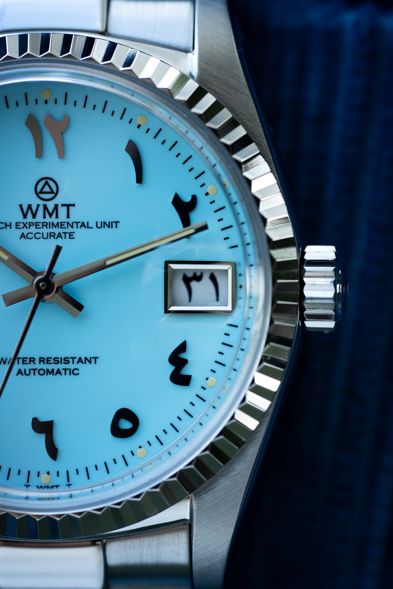 WMT Cabochon – Arabic Numerals Edition / Glossy Sky Blue Dial / Limited 50pcs