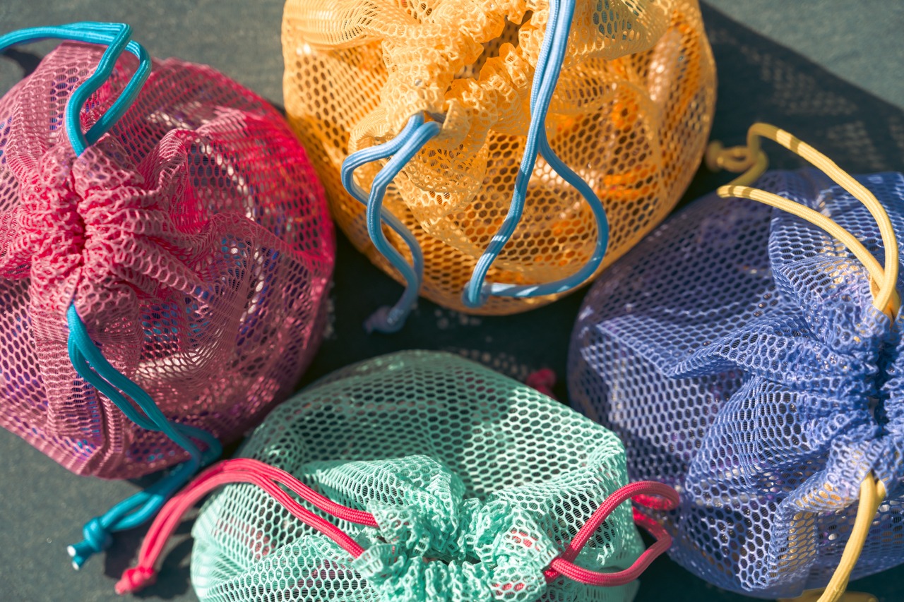 2way big ribbon flower strap Green