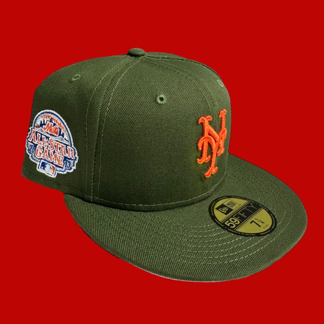 New York Mets 2013 All Star Game New Era 59Fifty Fitted / Olive (Gray Brim)