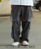 ＼SALE／◆2way ワイドバギーカーゴパンツ◆ng-72224