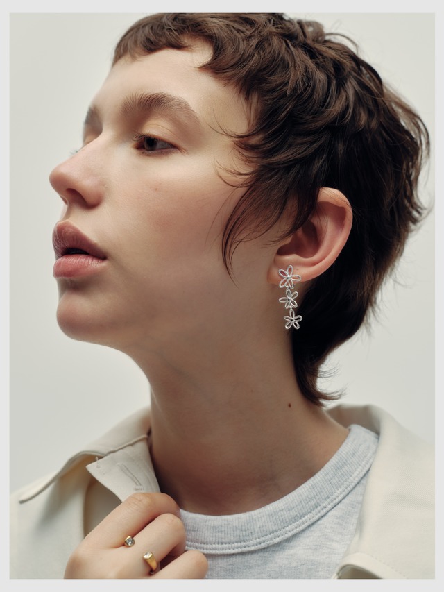 Earring/Pierce -Silver-