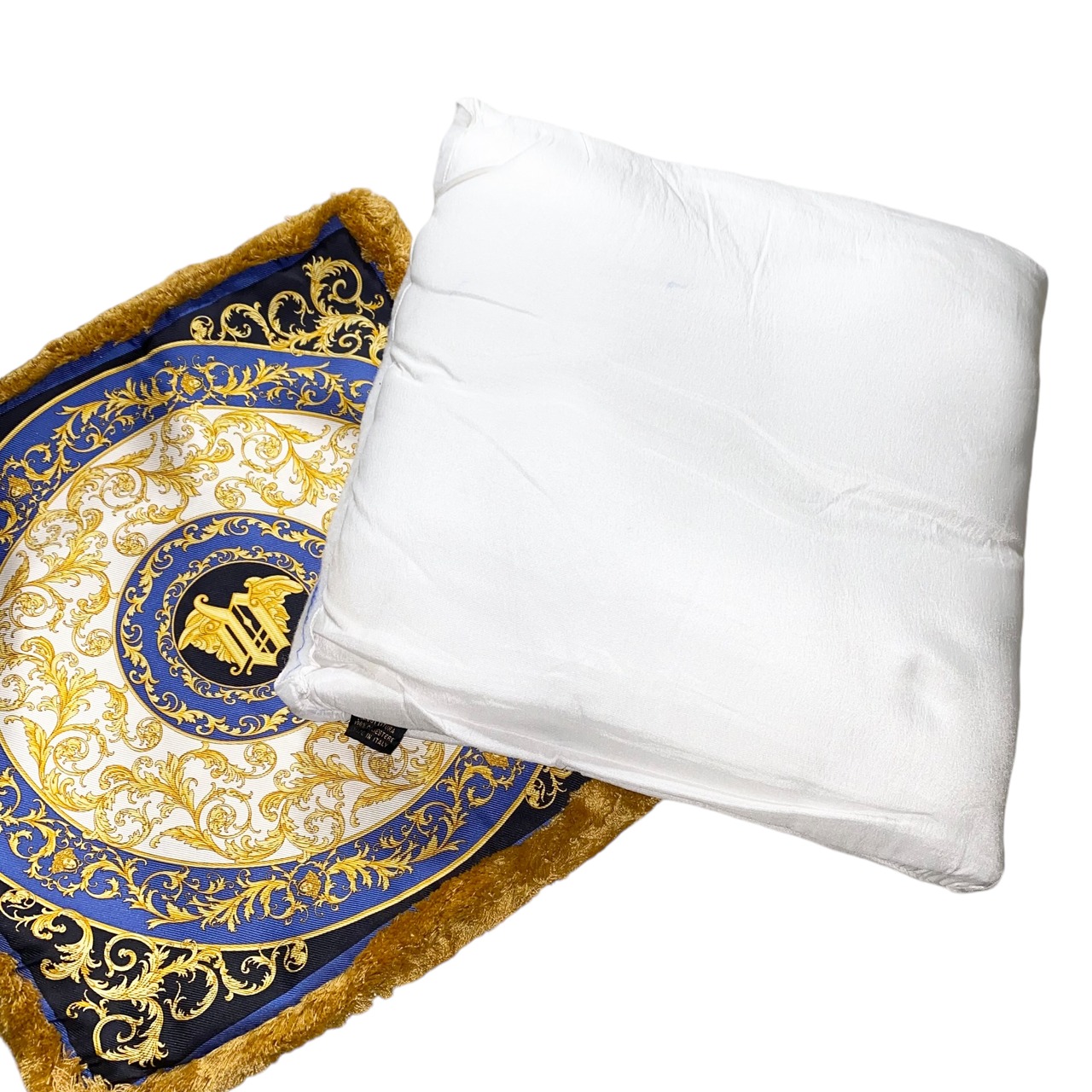 VERSACE silk cushion