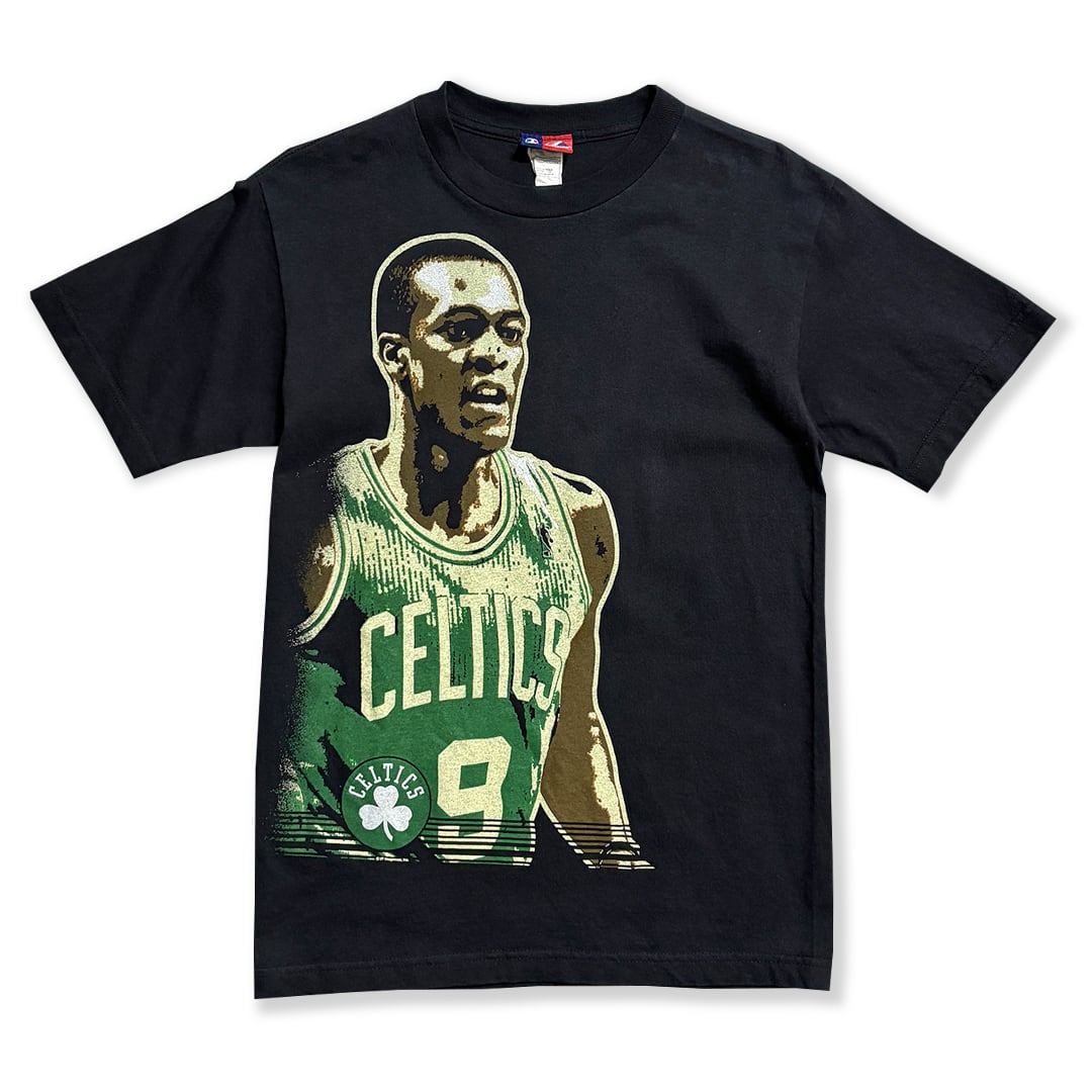 Rajon Rondo 【Boston Celtics】 Printed T-Shirt. Majestic