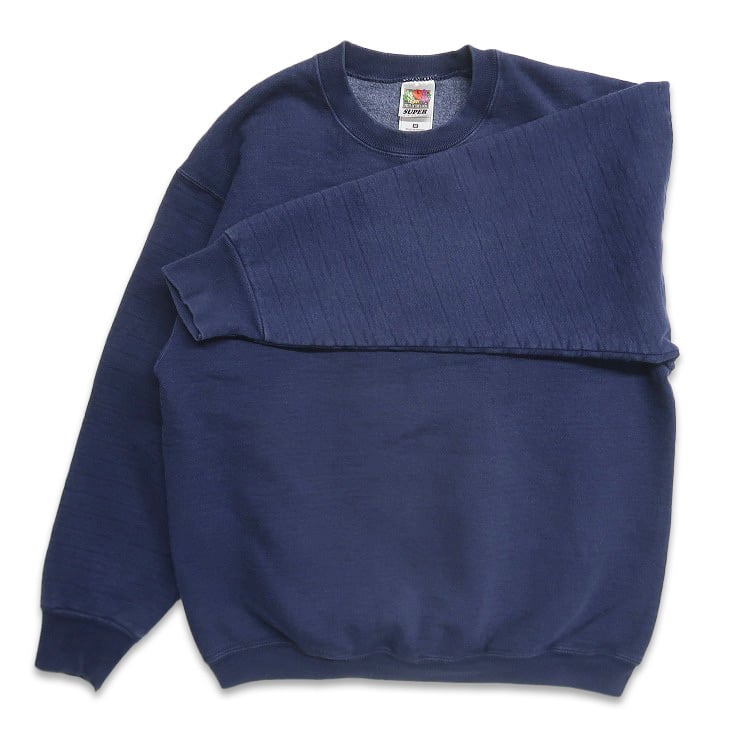 古着 90年代～ フルーツオブザルーム 刺繍 スウェット トレーナー